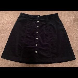 button down skirt